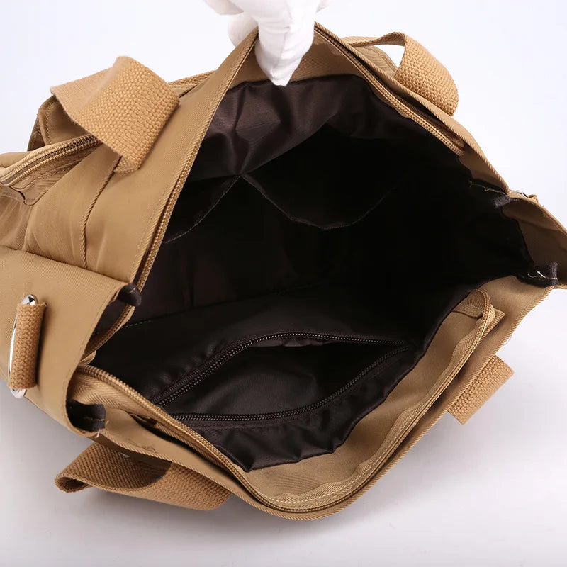 Women Canvas Crossbody Bag Nylon Shoulder Tote Lady Messenger Bags