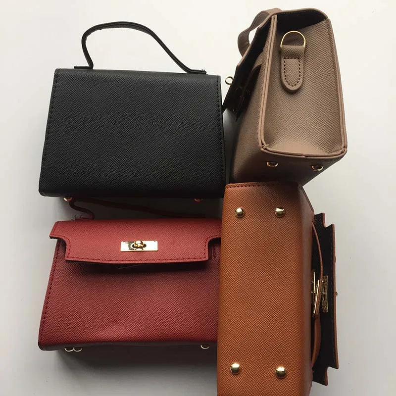 Women PU Leather Shoulder Handbag Soft Crossbody Bag Casual Tote