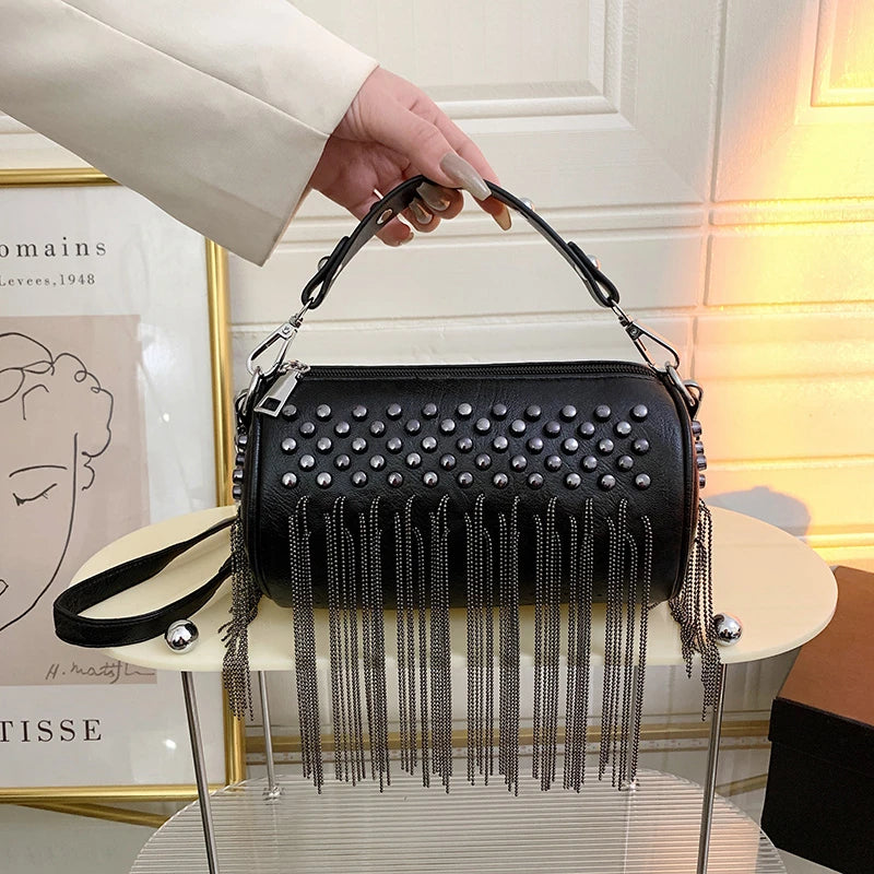 Tassel Tote Bags For Women Shoulder Bag Crossbody Bag