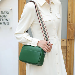 Leather Shoulder Bags High Soft Cowhide Messenger Bag Small Tote
