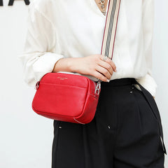 Leather Shoulder Bags High Soft Cowhide Messenger Bag Small Tote