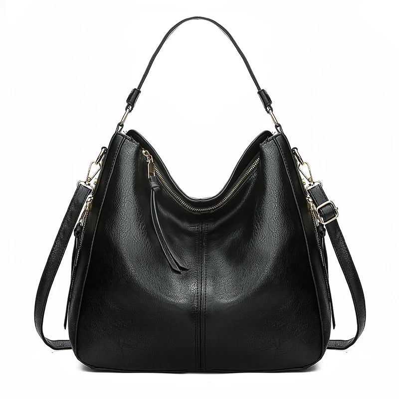 High Leather Women Handbag Crossbody Shoulder Bag Large Capacity