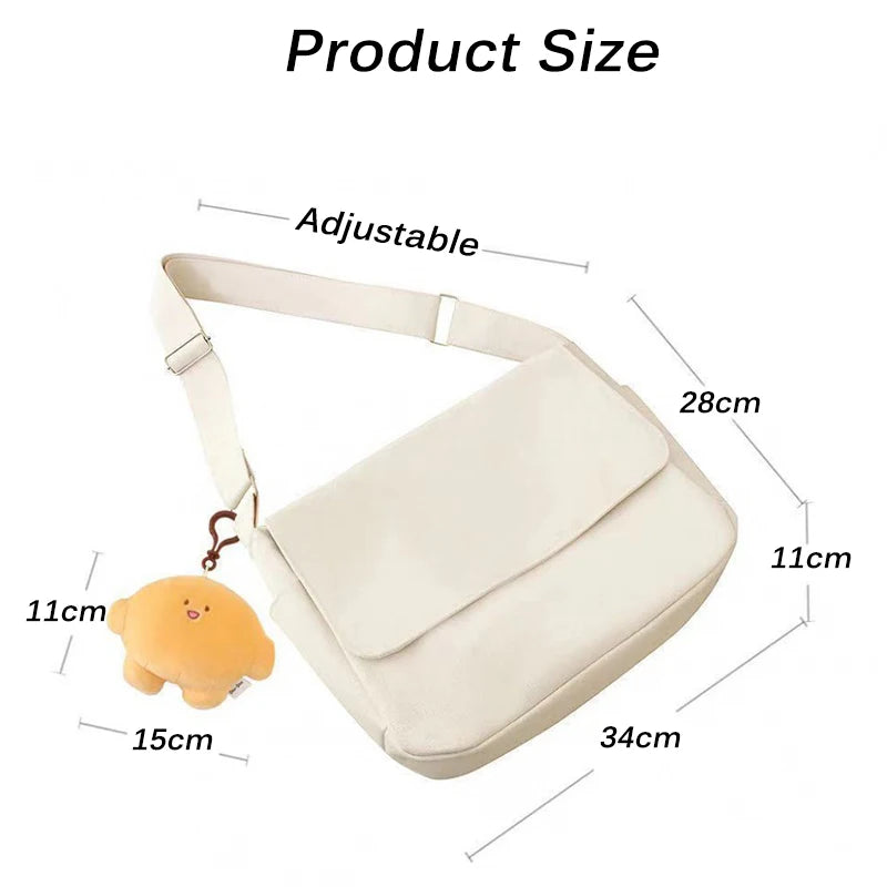 Japanese Style Women Handbags Messenger Bags Canvas Cloth