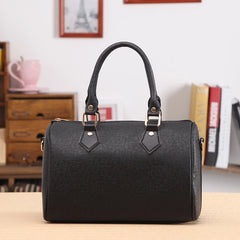 Red Beige PU Leather Shoulder Bag Handle Totes Hobos