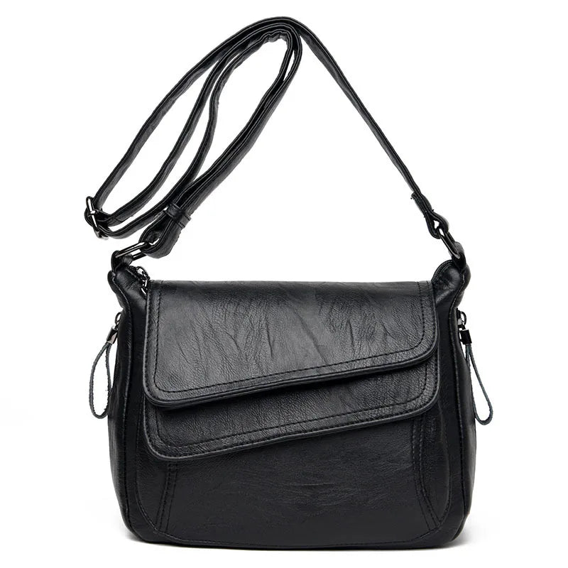 Women Small Leather Handbag Shoulder Messenger Bag Crossbody Sac A Main Femme