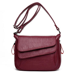 Women Small Leather Handbag Shoulder Messenger Bag Crossbody Sac A Main Femme