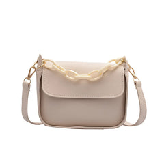 Small PU Leather Crossbody Bags Chain Lady Travel Bags