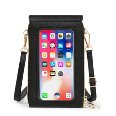 Women Handbags Zipper Crossbody Bags Touch Screen Shoulder Bags