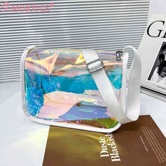 Transparent PVC Shoulder Bag for Women