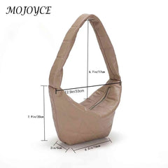 Women Hobos Shoulder Bag PU Leather Purse Handbag Quilted Rhombus Pattern