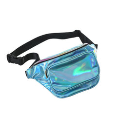 Women Hologram Waist Bag Crossbody Bum Bag Travel Purse