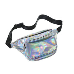 Women Hologram Waist Bag Crossbody Bum Bag Travel Purse