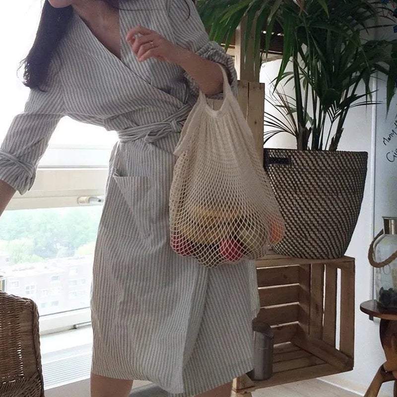 Women Hot Fishing Net Shoulder Bag Handbag Ladies Hollow Out Hand Bags