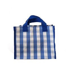 Women Japan Waterproof Canvas Plaid Totes Top-handle Bags Soft Mommy Travel Bag