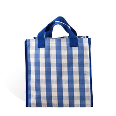 Women Japan Waterproof Canvas Plaid Totes Top-handle Bags Soft Mommy Travel Bag