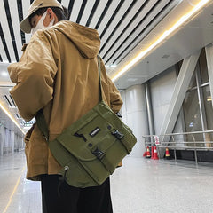 Japanese Style Messenger Bag Large Capacity Shoulder Canvas Bag