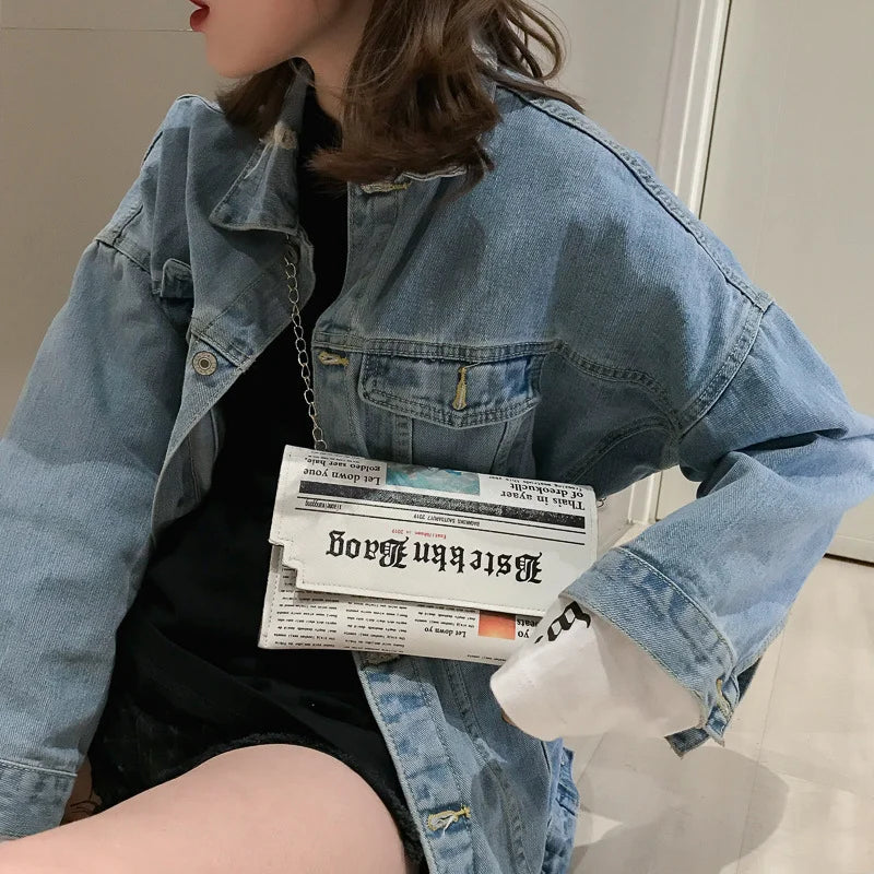 Women Joker Chain Shoulder Bag Messenger Bag