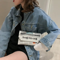 Women Joker Chain Shoulder Bag Messenger Bag