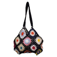 Bohemia Style Women Knitted Handbag Lady Shoulder Bag