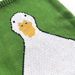 Duck Cartoon Knitting Shoulder Bag for Women