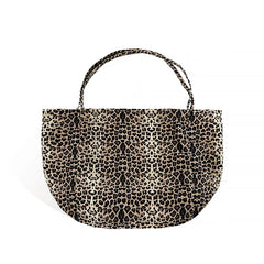 Women Leopard Canvas Handbag Large Capacity Shoulder Bag
