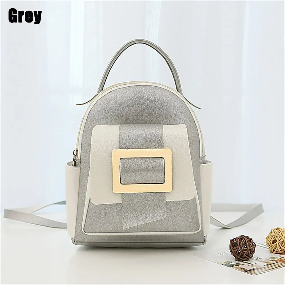 Women Ladies Soft Leather Crossbody Bag Small Backpack Shoulder Bags