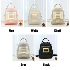 Women Ladies Soft Leather Crossbody Bag Small Backpack Shoulder Bags