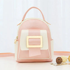Women Ladies Soft Leather Crossbody Bag Small Backpack Shoulder Bags