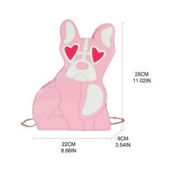 Women's Puppy Dog Crossbody Shoulder Bag Tote Purse Handbag Satchel
