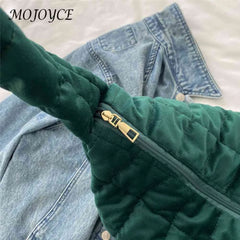 Women Underarm Bags Quilted Plaid Totes Large Capacity Solid Casual