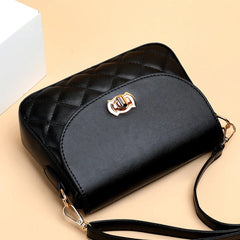 Women Lady Fashionable Shoulder Bag with Diamond Wave Pattern