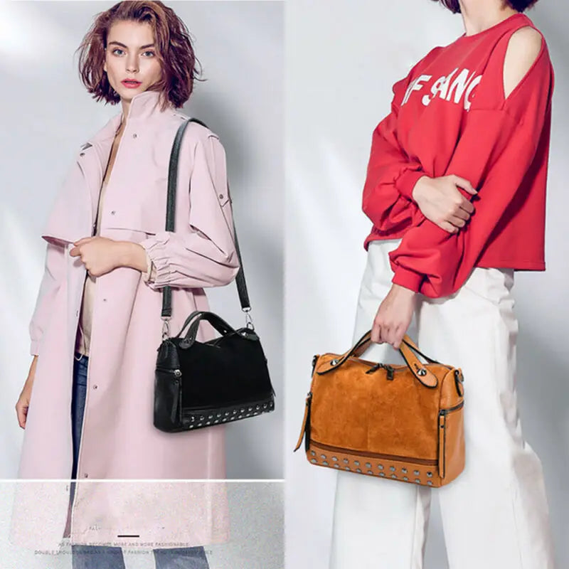 Women Faux Leather Handbag Shoulder Messenger Bag CrossBody Bags