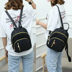 Women Lady Nylon Backpack Travel Shoulder School Bag Satchel Rucksack