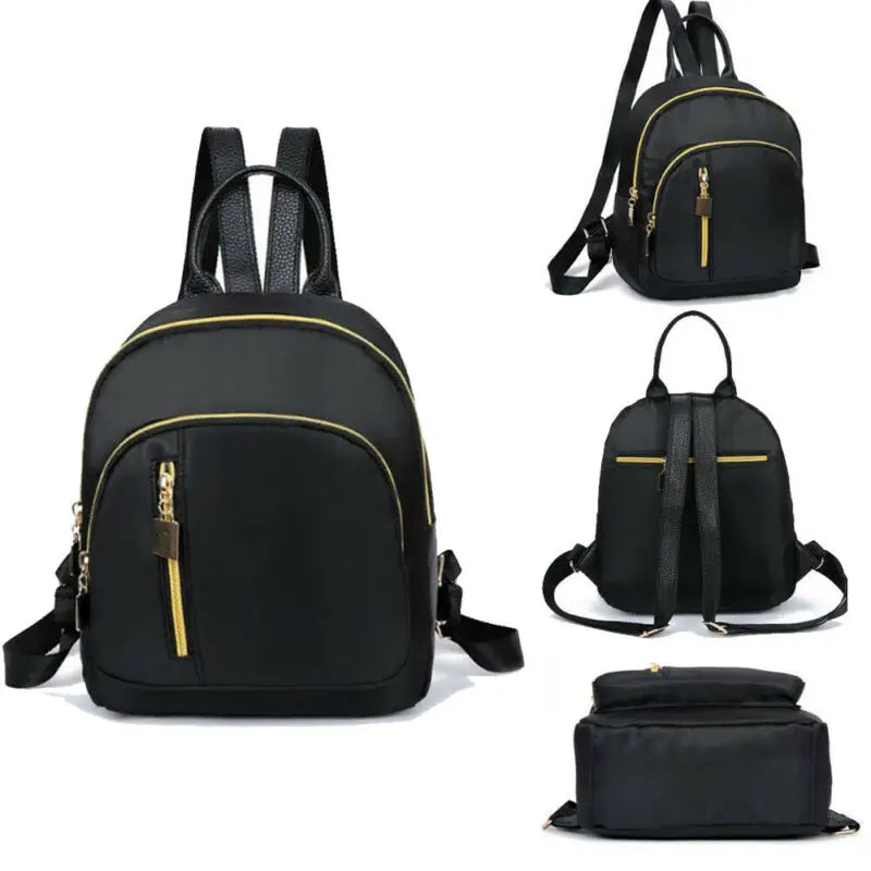 Women Lady Nylon Backpack Travel Shoulder School Bag Satchel Rucksack