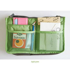 Women Travel Handbag Organizer Purse Large Liner Cosmetic Insert Bag