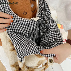 Women Lamb Fabric Shoulder Tote Bag Fluffy Fur Handbags