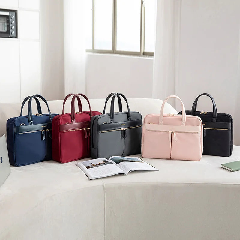 Women Laptop Briefcase Computer Bag Business Document Organizer Ipad Tote