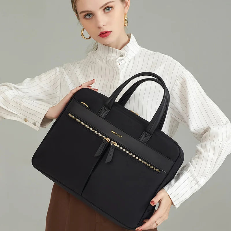 Women Laptop Briefcase Computer Bag Business Document Organizer Ipad Tote