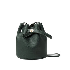 Women Bucket Crossbody Bags Mini Wide Strap Shoulder Handbags
