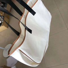 Large Capacity Canvas Handbag Tassel Shoulder Bag Lady Tote Shopping Bag