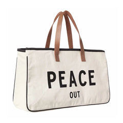 Large Capacity Canvas Handbag Tassel Shoulder Bag Lady Tote Shopping Bag