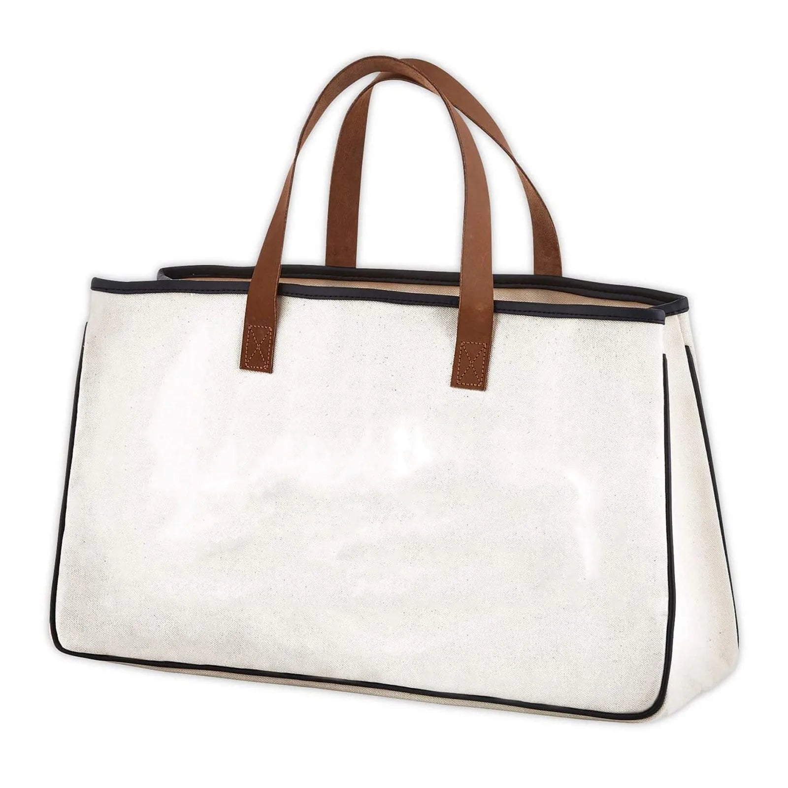 Large Capacity Canvas Handbag Tassel Shoulder Bag Lady Tote Shopping Bag