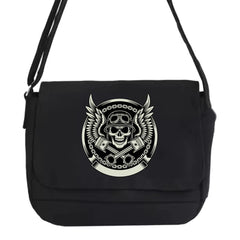 Skull Series Crossbody Bag Canvas Satchel