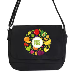 Large Capacity Crossbody Bag Food Series Canvas Shoulder Messenger Bags