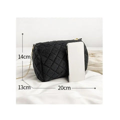 Women Large Capacity Furry Fluffy Shoulder Bags Handbags Crossbody Messenger Bag