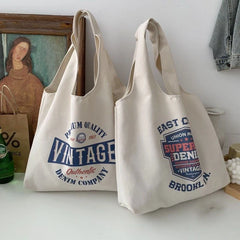 Canvas Shoulder Bag Large Capacity Handbag