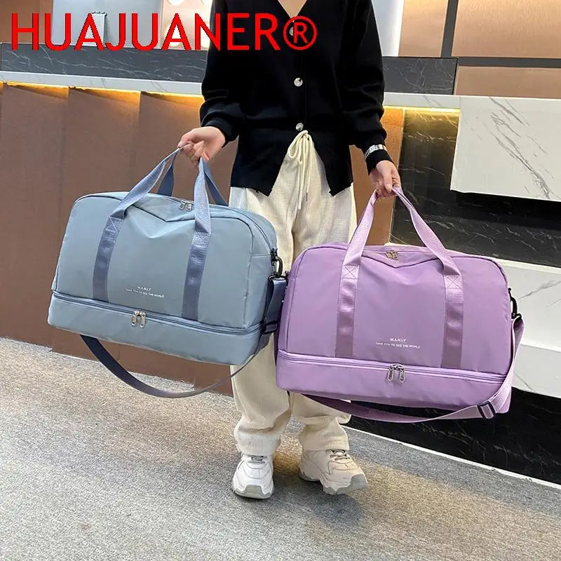 Large Capacity Nylon Handbag for Women Men Travel Bag