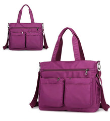 Large Capacity Nylon Handbags Waterproof Shopping Shoulder Bag