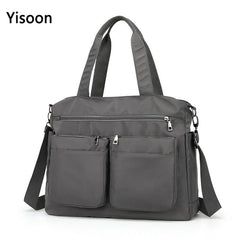 Large Capacity Nylon Handbags Waterproof Shopping Shoulder Bag