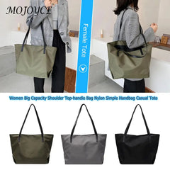 Women Shoulder Bag Large Capacity Nylon Handbag Casual Totes